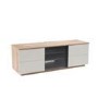 UK-CF New London TV Cabinet for up to 65" TVs - Oak/Cream