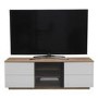 UK-CF New London TV Cabinet for up to 65" TVs - Oak/White