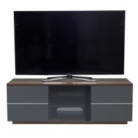 UK-CF New London TV Cabinet for up to 65" TVs - Walnut/Grey