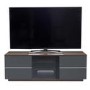 UK-CF New London TV Cabinet for up to 65" TVs - Walnut/Grey