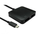 NLUSB3C-HDMST OEM USB-C to Dual HDMI MST Adapter Black