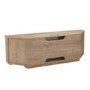 UK-CF New Milan TV Cabinet for up to 65" TVs - Oak/White 