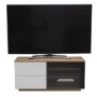UK-CF New Paris TV Cabinet for up to 55" TVs - Oak/White