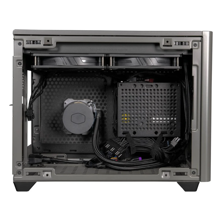 Cooler Master MasterBox NRP200P MAX Mini ITX PC Case Grey Black