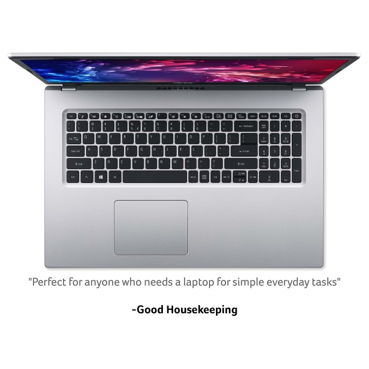 Acer Aspire 3 Core i3-1115G4 4GB 256GB SSD 17.3 Inch Windows 11 Laptop - Silver 