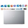 Acer Aspire 3 Core i3-1115G4 4GB 256GB SSD 17.3 Inch Windows 11 Laptop - Silver 