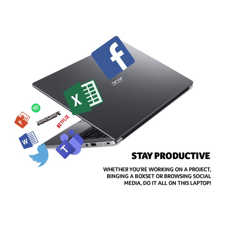 Acer Swift 3 SF314-57 Core i5-1035G1 8GB 256GB SSD 14 Inch Windows 10 Laptop