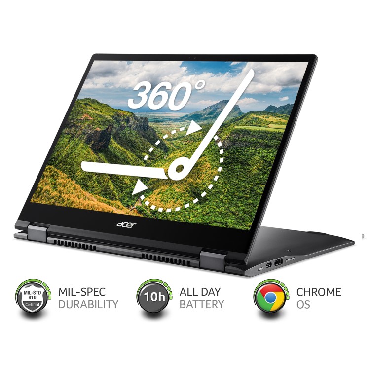 Refurbished Acer Spin 713 Core i3-10110U 8GB 128GB 13.5 Inch Convertible Chromebook