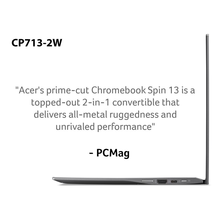 Refurbished Acer Spin 713 Core i3-10110U 8GB 128GB 13.5 Inch Convertible Chromebook