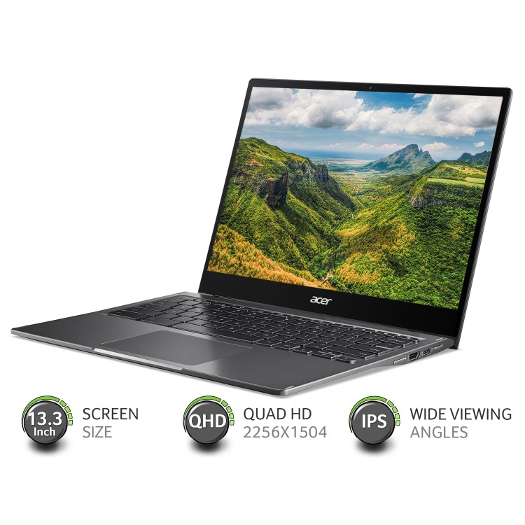 Refurbished Acer Spin 713 Core i3-10110U 8GB 128GB 13.5 Inch Convertible Chromebook