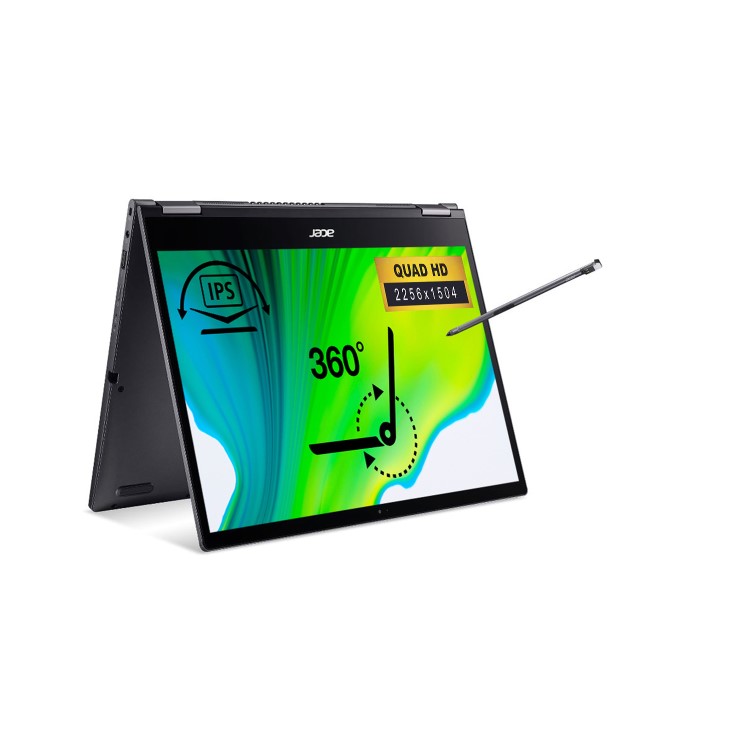 Acer Spin 5 SP513-54N Core i7-1065G7 8GB 512GB SSD 13.5 Inch Touchscreen Windows 10 2-in-1 Convertible Laptop 