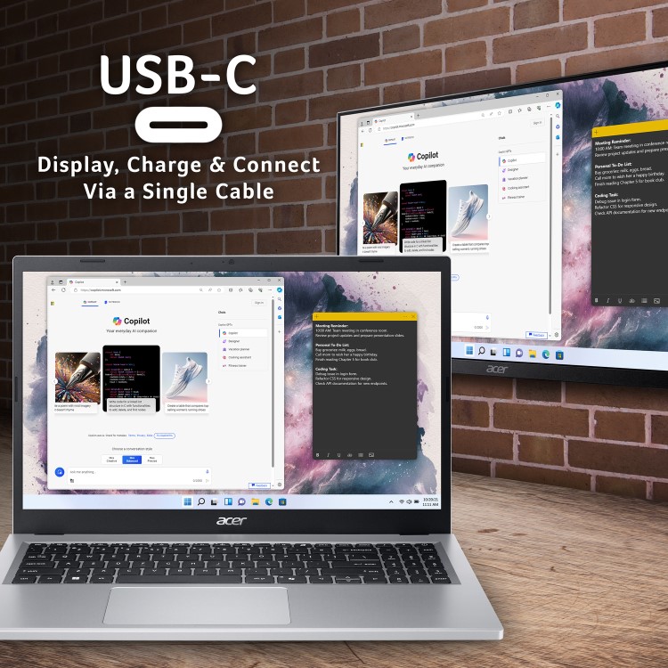 Acer Aspire Go 15 AMD Ryzen 3 8GB RAM 256GB SSD 15.6 Inch Windows 11 Laptop