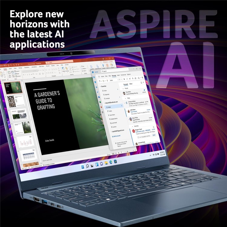 Acer Aspire 14 Qualcomm Snapdragon 16GB RAM 512GB SSD 120Hz 14 Inch Windows 11 Laptop