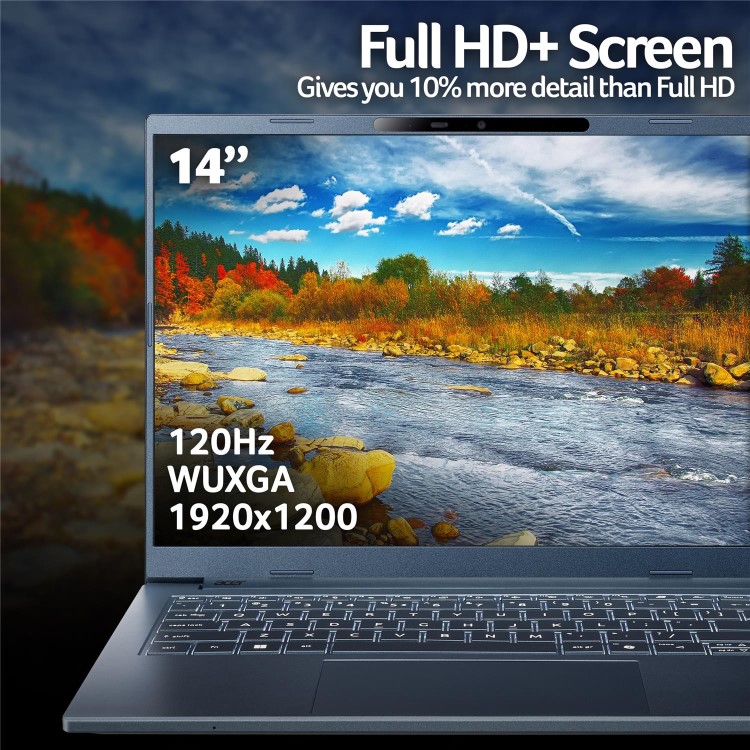 Acer Aspire 14 Qualcomm Snapdragon 16GB RAM 512GB SSD 120Hz 14 Inch Windows 11 Laptop