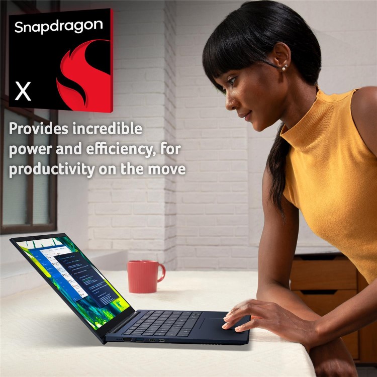 Acer Aspire 14 Qualcomm Snapdragon 16GB RAM 512GB SSD 120Hz 14 Inch Windows 11 Laptop