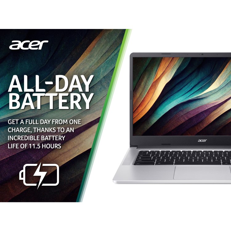 Refurbished Acer 314 CB314-3HT-P36P Intel Pentium N5030 8GB RAM 128GB eMMc 14 Inch Touchscreen Chromebook