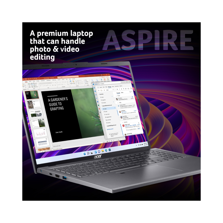 Acer Aspire 16 Intel Core 5 16GB RAM 1TB SSD 16 Inch Windows 11 Home Laptop