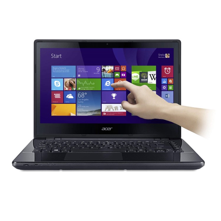 Refurbished Acer Aspire E5-471P 14" Intel Core i3-4005U 1.7GHz 4GB 500GB Win8.1 Touchscreen Laptop