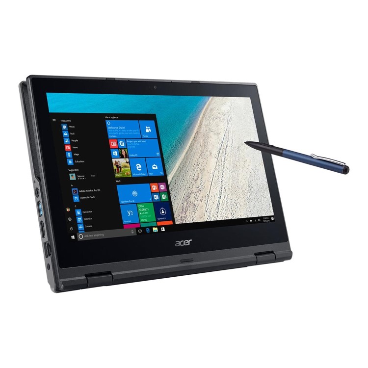 Acer Travelmate Spin B1 Intel Celeron N3450 4GB 64GB SSD 11.6 Inch Windows 10 Professional Education Convertible Laptop 