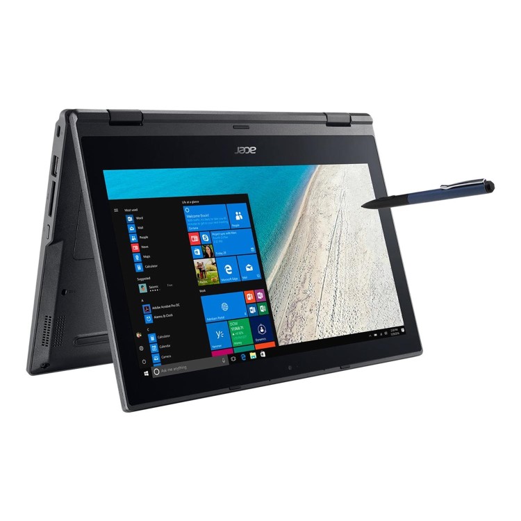 Acer Travelmate Spin B1 Intel Celeron N3450 4GB 64GB SSD 11.6 Inch Windows 10 Professional Education Convertible Laptop 