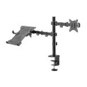 OEM-HYBRID electriQ Monitor Arm with Laptop Tray