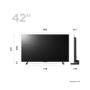 Refurbished LG evo 42" 4K Ultra HD with HDR Freeview OLED Smart TV 