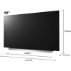LG C1 48 Inch OLED 4K HDR 120Hz HDMI 2.1 Freeview Smart TV