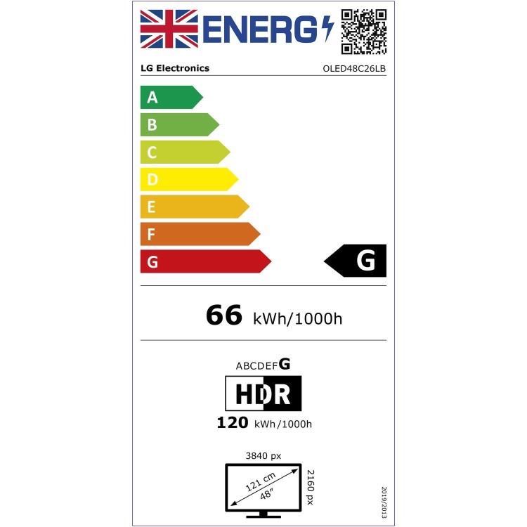 LG C2 48 Inch OLED 4K Ultra HD HDR Smart TV
