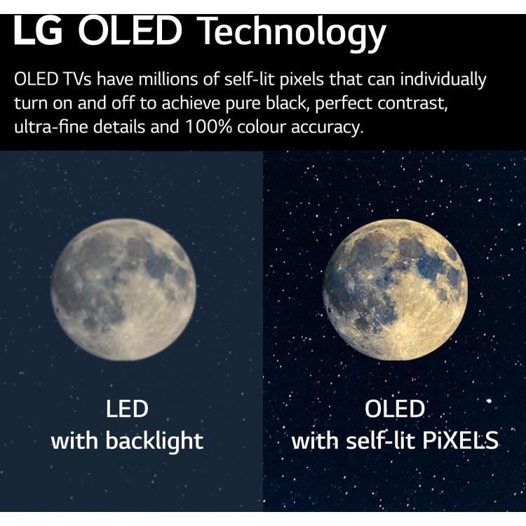 LG C2 48 Inch OLED 4K Ultra HD HDR Smart TV
