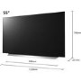 LG C1 55 Inch OLED 4K HDR 120Hz HDMI 2.1 Freeview Smart TV