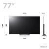 LG  OLED evo C3 77&quot; 4K Smart TV 