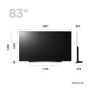 LG  OLED evo C3 83" 4K Smart TV 