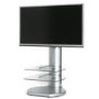Off The Wall Origin II S4 TV Stand for up to 55" TVs - Silver 