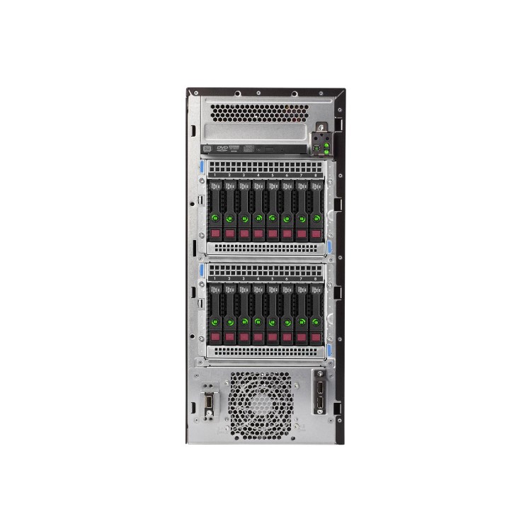HPE ProLiant ML110 Gen10 Intel Xeon-S 4210R 10-Core 2.40GHz 13.75MB 16GB 1 x 16GB PC4-2933Y-R DDR4 RDIMM 8 x Hot Plug 2.5in Small Form Factor Smart Array P408i-p SR No Optical 800W 3yr Next Business D
