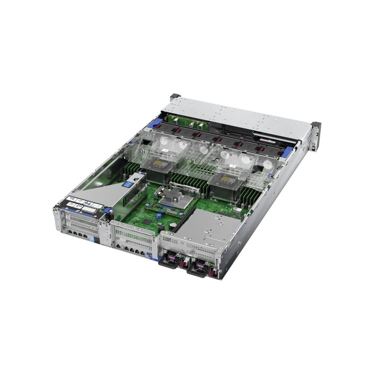 Hewlett Packard HPE ProLiant DL380 Gen10 Network Choice - Server - rack-mountable - 2U - 2-way - 1 x Xeon Silver 4210R / 2.4 GHz - RAM 32 GB - SATA/SAS - hot-swap 2.5" bays - no HDD - GigE - mon