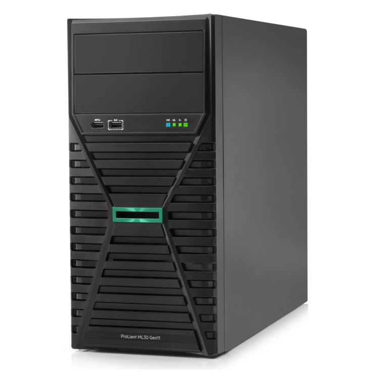 HPE ProLiant ML30 Gen11 Intel Xeon E-2436 2.9GHz 6C 16GB RAM 4U Tower Server - No HDD