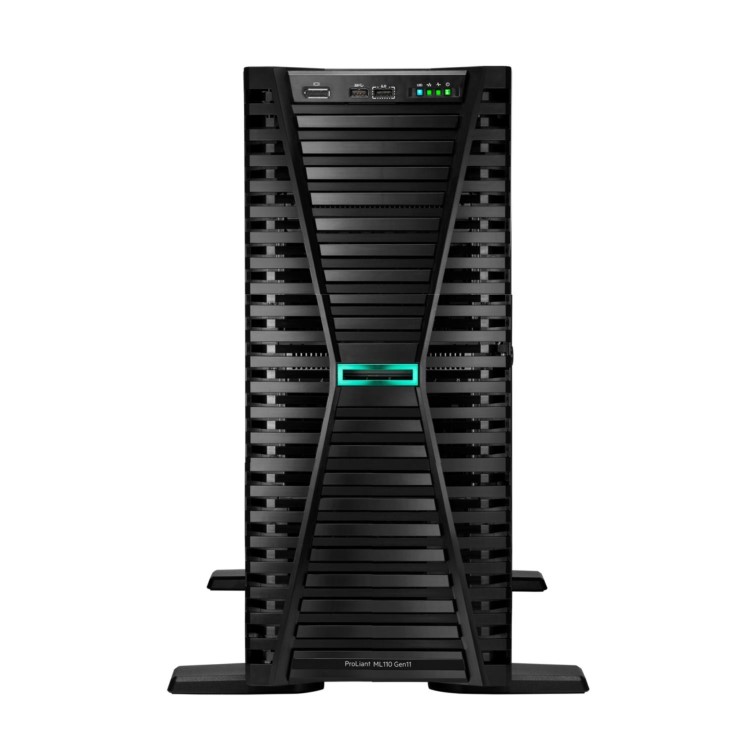 HPE ProLiant ML110 Gen11 Intel Xeon Bronze 3508U 2.2GHz 8c 32GB RAM 2x2TB HDD 4.5U Tower Server