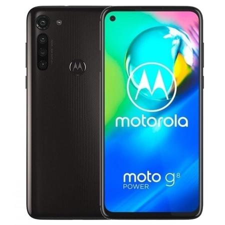 GRADE A2 - Motorola Moto G8 Power Smoke Black 6.4" 64GB 4G Dual SIM Unlocked & SIM Free