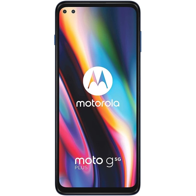 Refurbished Motorola Moto G 5G Plus Surfing Blue 6.7" 64GB 5G Unlocked & SIM Free Smartphone