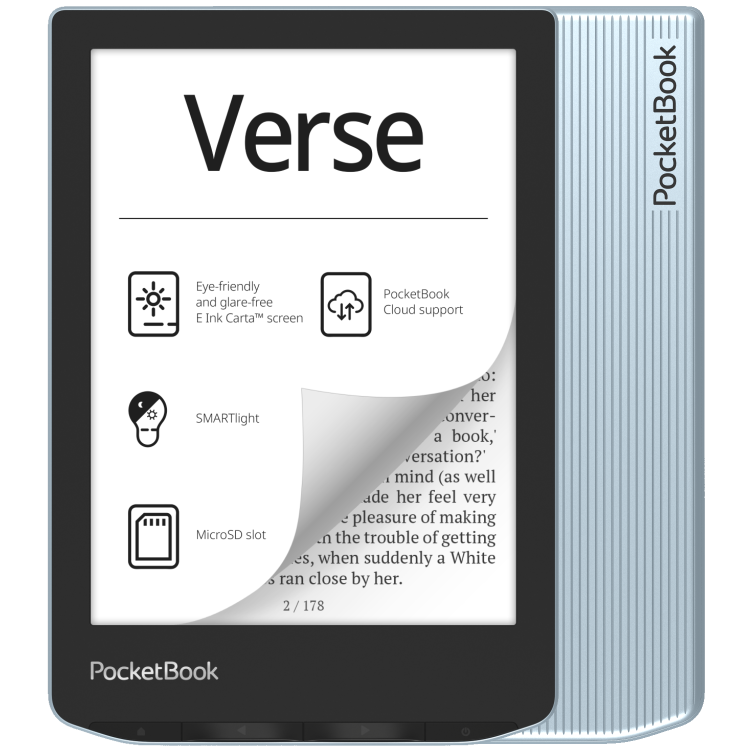 PocketBook Verse Bright Blue 6" 8GB Wi-Fi e-Reader