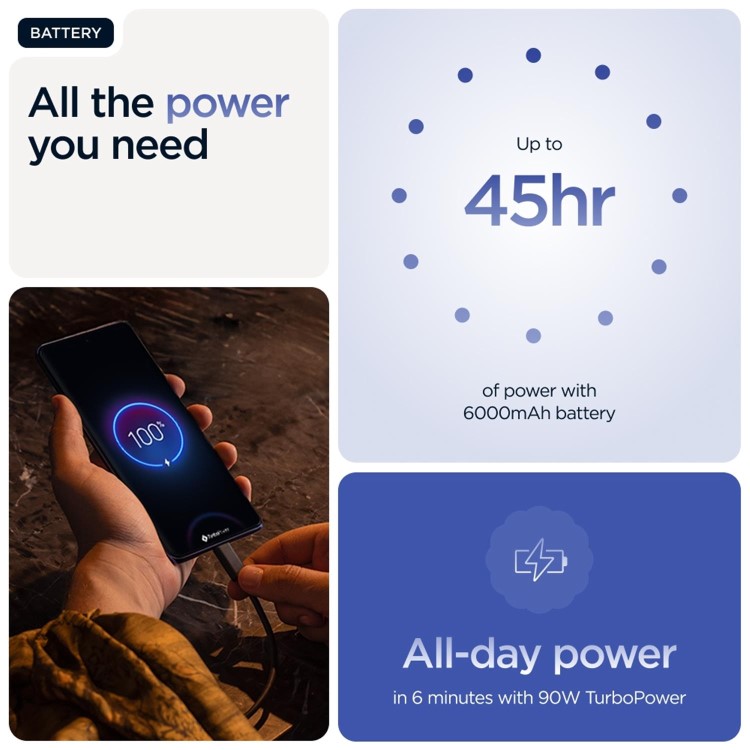 Motorola Edge 60 Pro Pantone Dazzling Blue 6.67" 512GB 5G Unlocked & SIM Free Smartphone