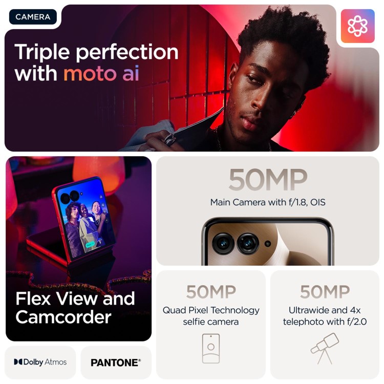 Motorola Razr 60 Ultra Pantone Mountain Trail 7" 512GB 5G Unlocked & SIM Free Smartphone