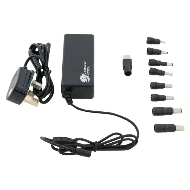 PowerCool 65W Universal Multi Laptop Charger with 8 Tips
