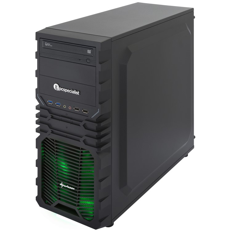 PC Specialist Core i7-7700 16GB 2TB GeForce GTX 1060 DVD-RW Windows 10 Gaming Desktop