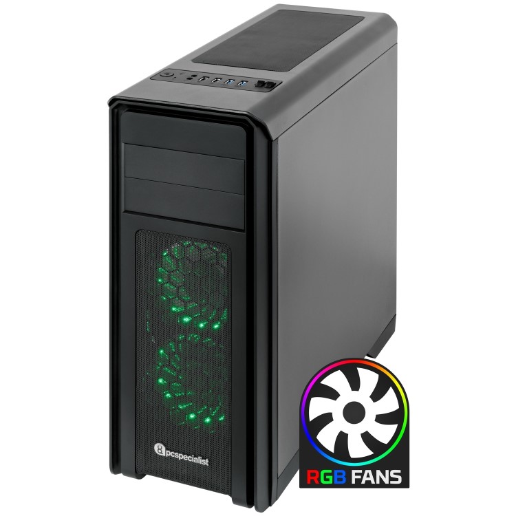 PC Specialist Osiris Infiltrator Core i7-7700K 16GB 3TB + 256GB SSD GeForce GTX 1080Ti Windows 10 Gaming Desktop 