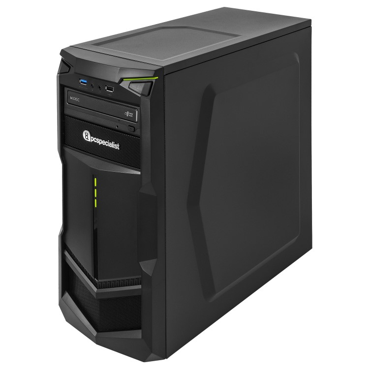 PC Specialist Osiris Sentinel AMD Ryzen 3 12000 8GB 1TB GeForce GTX 1050 Windows 10 Gaming Desktop 