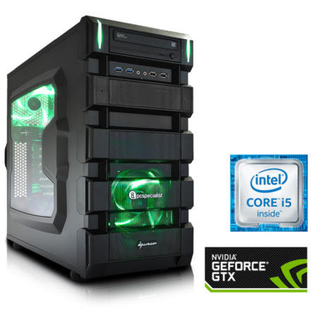 PC Specialist Osiris Gamer Pro Intel Core i5-6600 8GB 2TB DVD-RW Nvidia GeForce GTX 970  Windows 10 Gaming Desktop