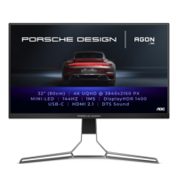 AOC Porsche Design 31.5" 4K UHD IPS HDR Monitor 