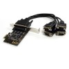 StarTech 4 Port RS232 PCI Express Serial Card w/ Breakout Cable