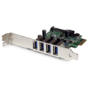 Startech .com 4 Port PCI Express PCIe SuperSpeed USB 3.0 Controller Card Adapter with SATA Power - L